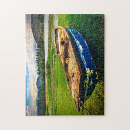 Quebra-cabeça Paisagem verde-boi