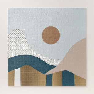Quebra-cabeça paisagens abstrato