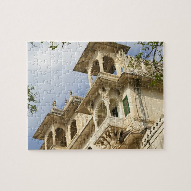 Quebra-cabeça Palácio da Cidade, Udaipur, Rajastão, Índia (Horizontal)