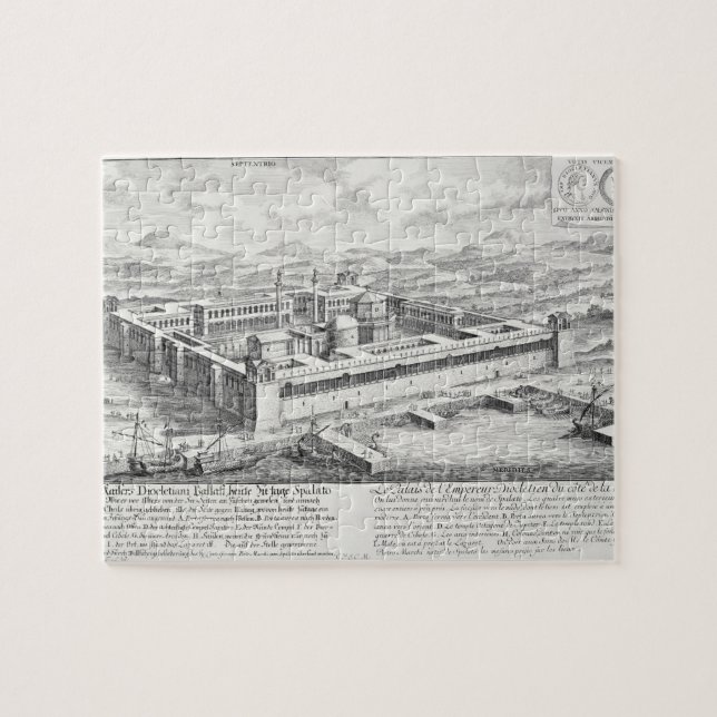 Quebra-cabeça Palácio de Diocletian (245-313), separação, (Horizontal)