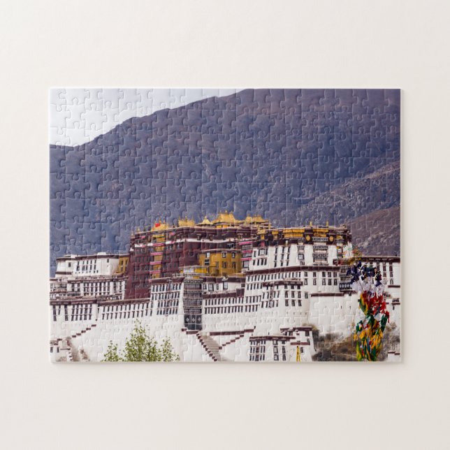 Quebra-cabeça Palácio de Potala em Lhasa - Tibete, Ásia (Horizontal)