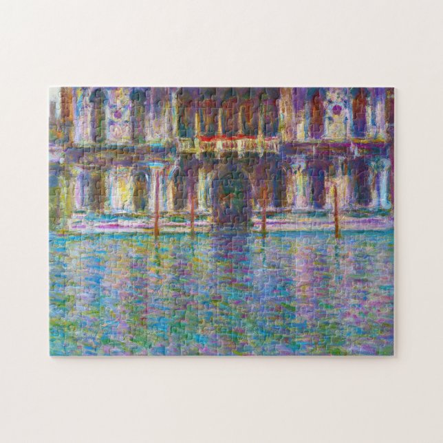 Quebra-cabeça Palazzo Contarini Claude Monet (Horizontal)