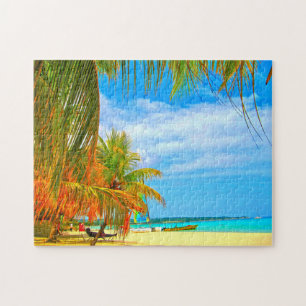 Quebra-cabeça Palm Beach Montego Bay Jamaica.