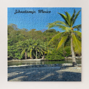 Quebra-cabeça Palm Trees em Zihuatanejo, México