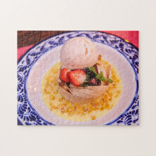 Quebra-cabeça Pan de Elote Mexicano Corn Dessert Jigsee Quebra-c