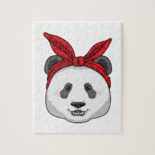 Quebra-cabeça Panda com Bandana