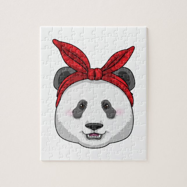 Quebra-cabeça Panda com Bandana (Vertical)