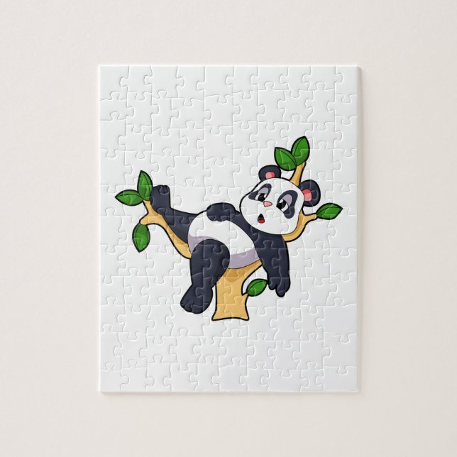 Quebra-cabeça Panda na árvore (Vertical)