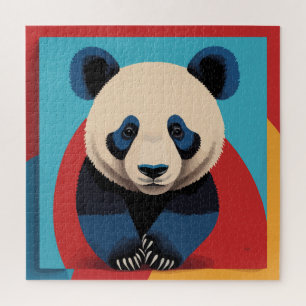 Quebra-cabeça Panda pop art