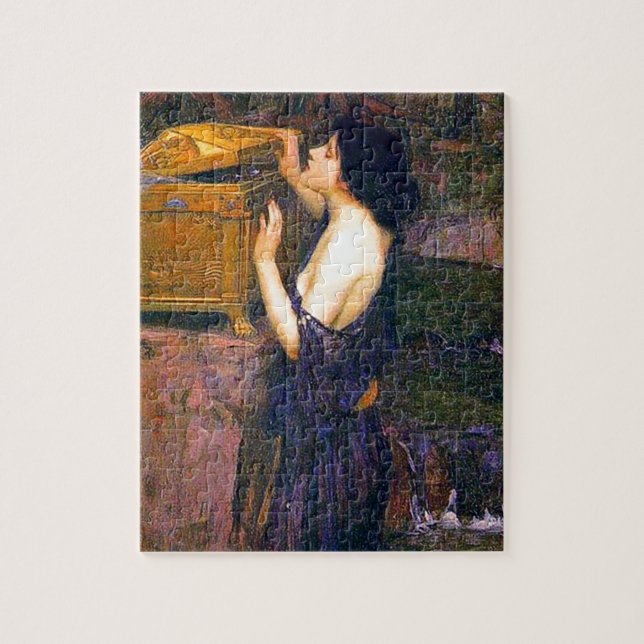 Quebra-cabeça Pandora por John William Waterhouse (Vertical)