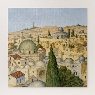 Quebra-cabeça Panorama Antigo de Jerusalém