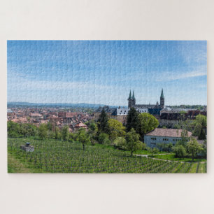 Quebra-cabeça Panorama da antiga cidade histórica de Bamberg, Al