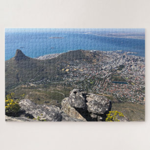 Quebra-cabeça panorama da cidade de capa