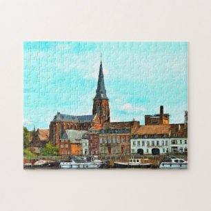 Quebra-cabeça Panorama elegante de Maastricht