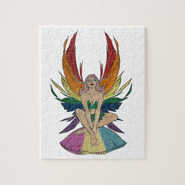 Quebra-cabeça Pansexual Faerie (Vertical)