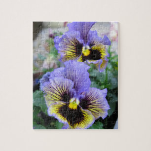 Quebra-cabeça Pansies Roxas