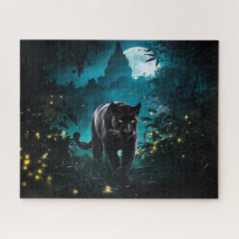 Quebra-cabeça Pantera Negra Prowes Sob Lua Cheia