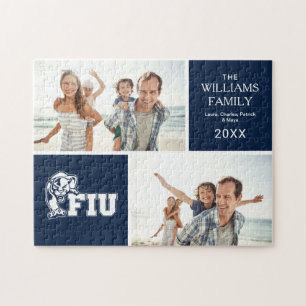 Quebra-cabeça Panteras FIU - Logotipo branco