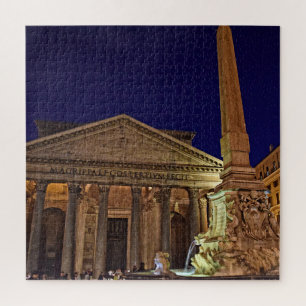 Quebra-cabeça Pantheon by Night - Roma, Itália - 20x20 - 676 pc