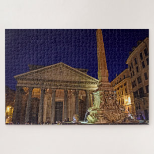 Quebra-cabeça Pantheon by Night - Roma, Itália - 20x30 - 1014 p