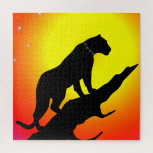 Quebra-cabeça Panther Jigsera Negro