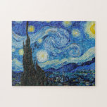 Quebra-cabeça Pantura Van Gogh da Noite Estrelada (1889)<br><div class="desc">Linda pintura de Vincent Van Gogh da Noite Estrelada em (1889). Este trabalho é uma pintura famosa de Vincent Van Gogh. Esta trabalho de arte ficaria bonita em qualquer parede.</div>