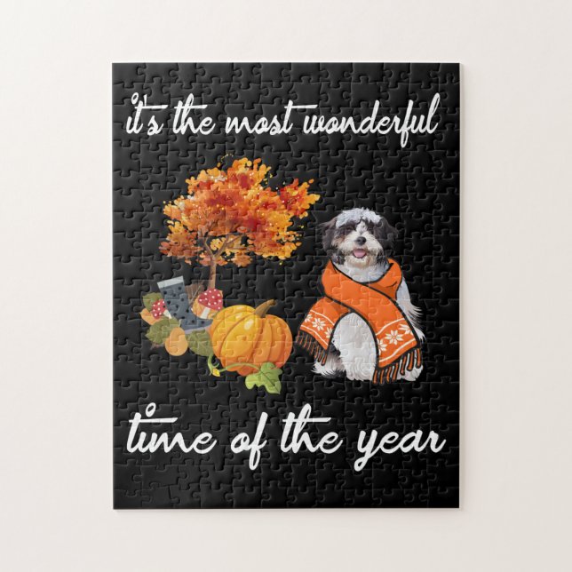 Quebra-cabeça Pão Cão| É a época mais maravilhosa do ano (Vertical)