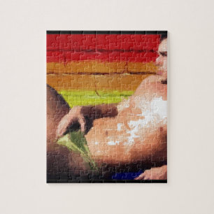 Quebra-cabeça Pão do telhado do ORGULHO - pintura original