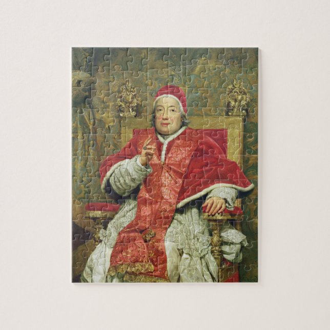 Quebra-cabeça Papa Clemente XIII (1693-1769) (óleo em canvas) (Vertical)