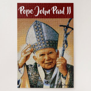 Quebra-cabeça Papa João Paulo II JIGSAW QUEBRA-CABEÇA... O POP