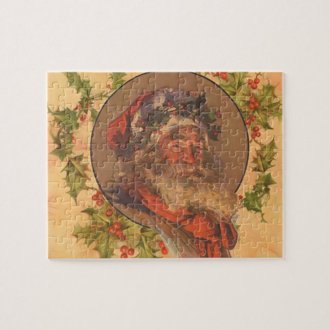 Quebra-cabeça Papai Noel Antigo Vitoriano Leyendecker (Horizontal)