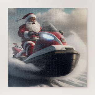 QUEBRA-CABEÇA PAPAI NOEL CHRISTMAS SNOWMOBILE JIGSAW