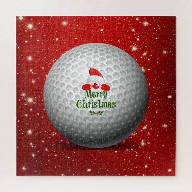 Quebra-cabeça Papai noel de Golfe de Natal (Vertical)