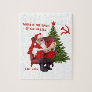 Quebra-cabeça Papai noel de Karl Marx