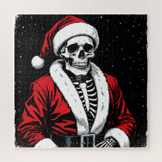 Quebra-cabeça Papai Noel Esqueleto