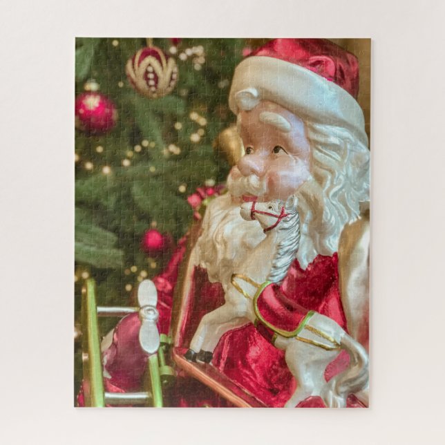 Quebra-cabeça Papai Noel está chegando à cidade - 16x20 - 520 pc (Vertical)