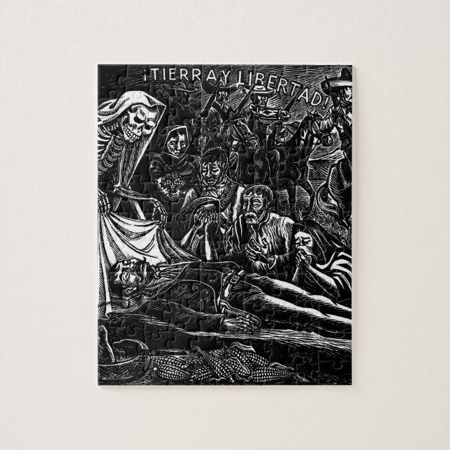 Quebra-cabeça Papai noel Muerte e o soldado C. México 1951 (Vertical)