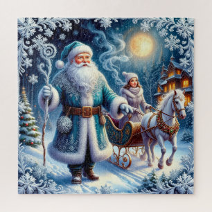 Quebra-cabeça Papai Noel, Passeio de Trenó e um Natal Aconchegan