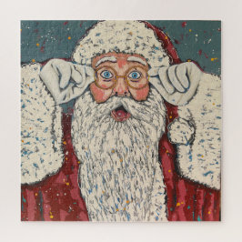 Quebra-cabeça Papai Noel Surpreso