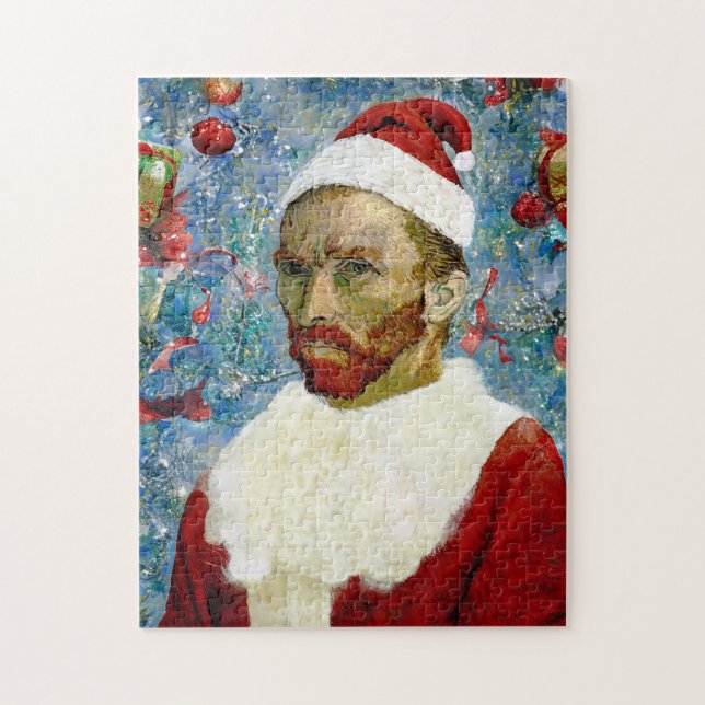 Quebra-cabeça Papai Noel, Van Gogh (Vertical)