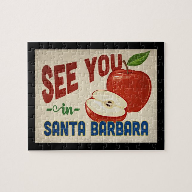 Quebra-cabeça Papais noeis Barbara California Apple - Viagens vi (Horizontal)