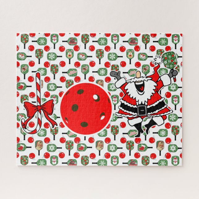 Quebra-cabeça Papais noeis de Natal de Jogo de Piquenique Paddle (Horizontal)