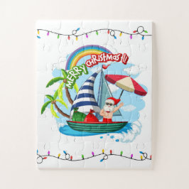 Quebra-cabeça Papais noeis de navegação