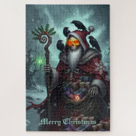 Quebra-cabeça Papais noeis escuros das sombras - Esqueleto de Na