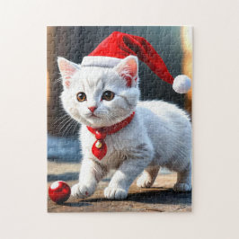 Quebra-cabeça Papais noeis Kitten