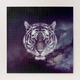 Quebra-cabeça Papel de parede de rosto do galáxio Tiger