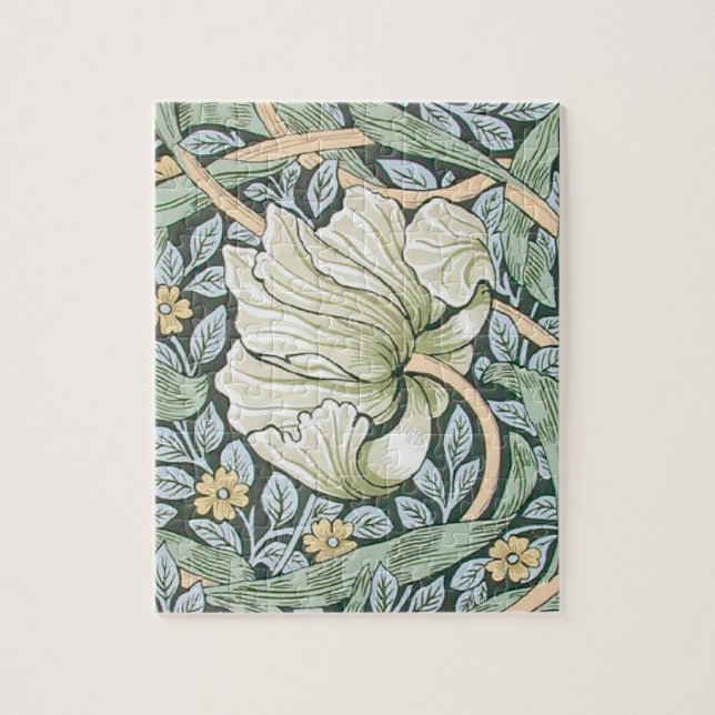 Quebra-cabeça Papel de Parede Floral Pimpinela de William Morris (Vertical)