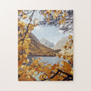 Quebra-cabeça Papel de parede Queda Primavera Mountain 4k Diário