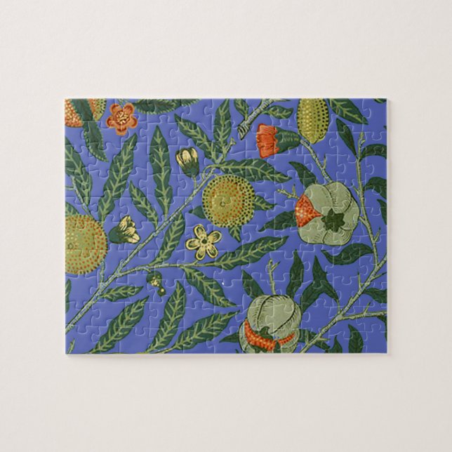 Quebra-cabeça Papel de Parede Romã William Morris (Horizontal)