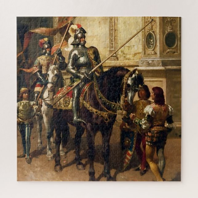 Quebra-cabeça Para a Justa de Cesare Detti (Vertical)